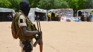 Niger soldier for IPD camp