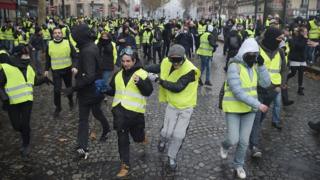 Протесты в Париже