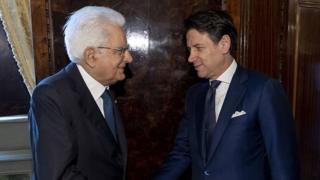 Giuseppe Conte ve Sergio Mattarella