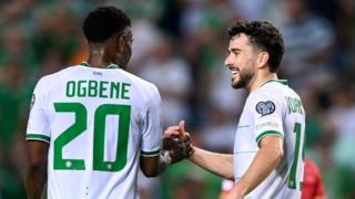 Chiedozie Ogbene and Mikey Johnston