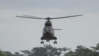 Crash d'un hélicoptère de l'armée camerounaise