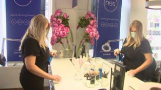 A member of staff at Zen Lifestyle in Edinburgh
