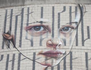 Artwork on Aberdeen building