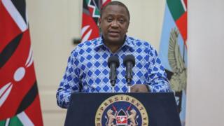 Pereizda Uhuru Kenyatta ubwo yatangazaga ko hari umuntu wakize iyi ndwara