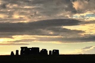 Stonehenge at sunset