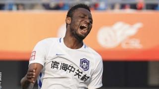 John Mikel Obi di time e dey play for Chinese side Tianjin Teda