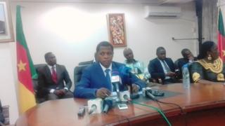Paul Atanga Nji, Cameroon Minister of Territorial Administration don say partners di use Anglophone crisis for make moni.