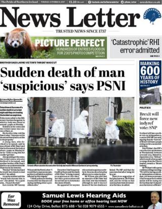 News Letter front page