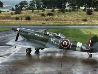 Spitfire at Cumbernauld Airport