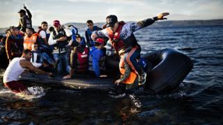 лодка для беженцев