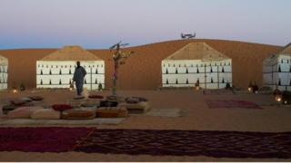 carpas en el desierto