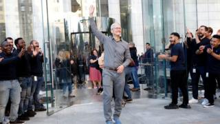 Apple chief executive Tim Cook has moved into billionaire status.