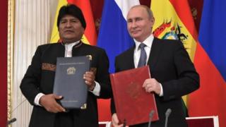Evo y Putin