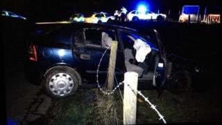 Crash scene