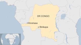 Map of DR Congo