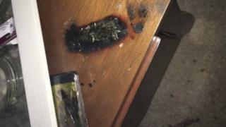 Samsung Galaxy Note 7 uu dab ku qabsaday Richmond, Virginia.