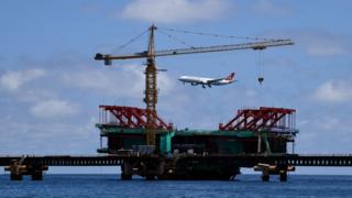 Cầu hữu nghị Trung Quốc - Maldives đang xây dở dang ở thủ đô Male của Cộng hòa Maldives