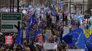 Protesto em Londres