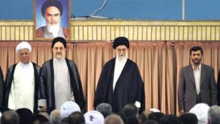 چهار رئیس جمهور دودوره ای ایران در یک قاب