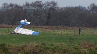 The crash happened shortly after the plane took off from Causeway Airfield, near Coleraine