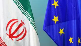 پرچم اتحادیه اروپا و ایران
