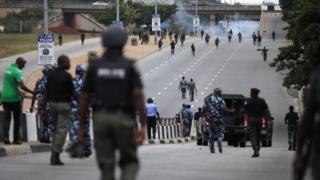 Police for Shia Protest
