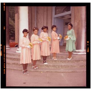 Bride and bridesmaids