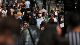 Shoppers in London