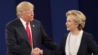 Donald Trump da Hillary Clinton