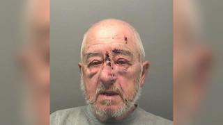 John Harvey's police custody mugshot