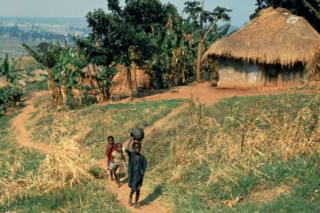 Дети в сельской местности Бурунди