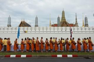 biksu di thailand, foto generik