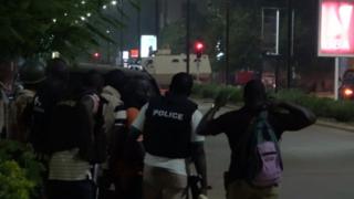 Полиция на месте нападения в Уагадугу