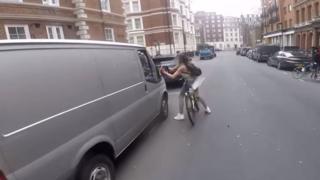 Female cyclist