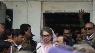 আদালত প্রাঙ্গনে খালেদা জিয়া, ফাইল ফটো