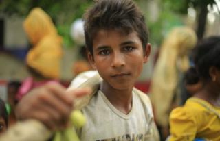 Thirteen-year-old Mobin walked for 12 days to escape the atrocities