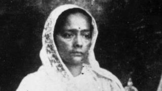 ગાંધીજી સાથે કસ્તુરબા ગાંધી
