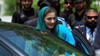 Maryam Nawaz, the daughter of Pakistan's Prime Minister Nawaz Sharif in Islamabad (05 July 2017)