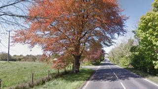 The accident happened on the Beltany Road outside Omagh
