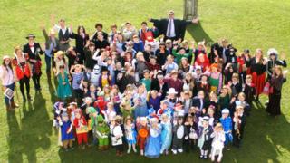 Say hello to the wonderful staff and children of Great Ballard School in West Sussex who all got dressed up for World Book Day!