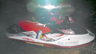 Jet-ski do fugitivo