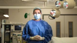 A nurse in a hospital