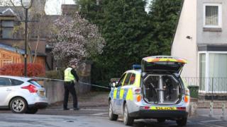 Police at scene