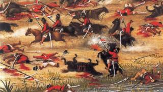 Batalla de Tuyutí, donde el ejército paraguayo fue derrotado por la Triple Alianza.