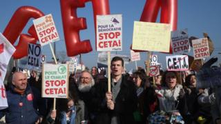 Протесты против CETA