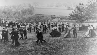 Trade union gathering at Rudyard Lake, 1907
