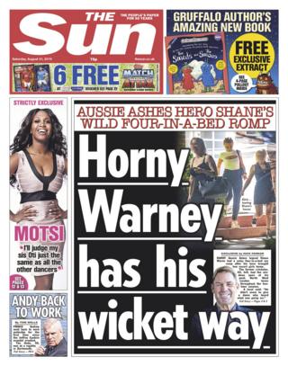  108562742 The Sun Front Page 31.08.19 