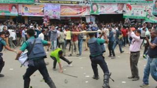 বিএনপি-পুলিশ সংঘর্ষ