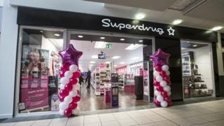 A Superdrug outlet