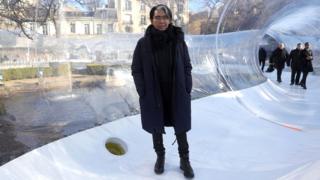 Kenzo Takada attends the Kenzo show as part of the Paris Fashion Week Womenswear Fall/Winter 2020/2021 on 26 February 2020 in Paris, France